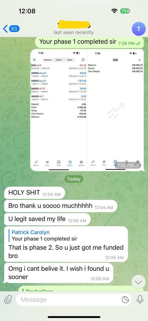 FundedEA Algo funded account result