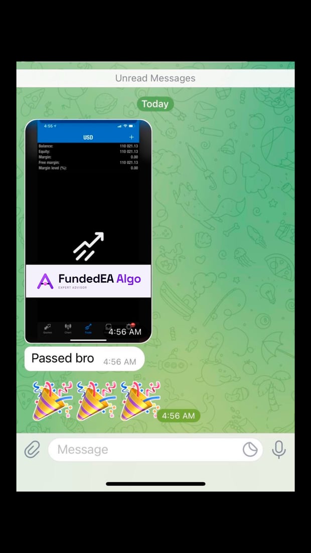 FundedEA Algo community result